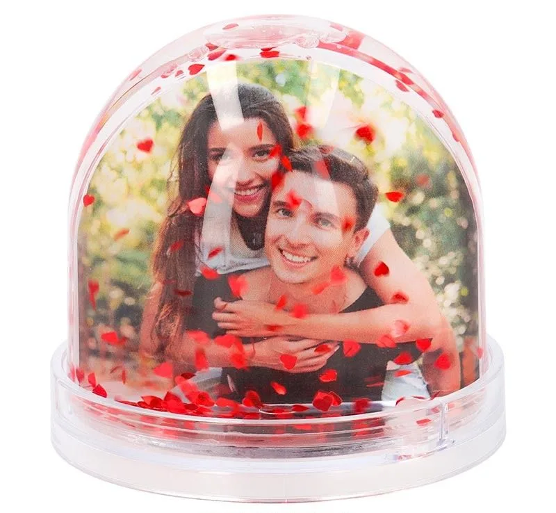 Bola de nieve personalizado con foto o logo
