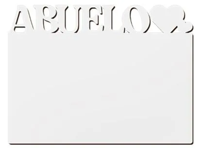 fotopanel abuelos de madera personalizada — vista 2
